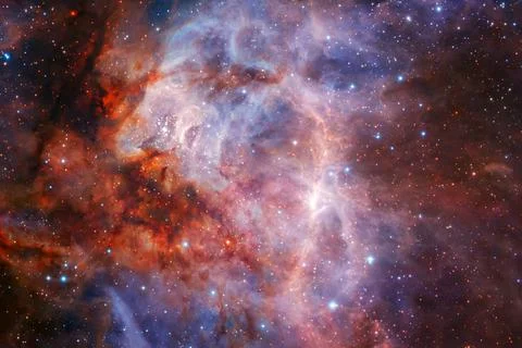 Deep space. Elements of this image furnished by NASA Foto stock