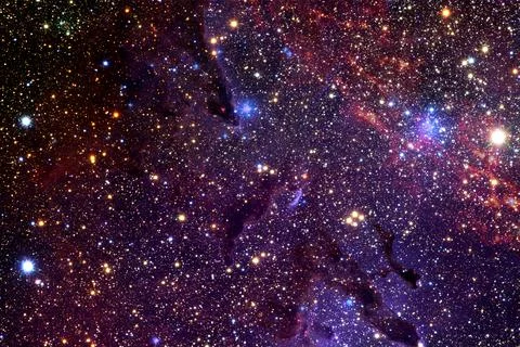 Deep space. Elements of this image furnished by NASA Foto stock
