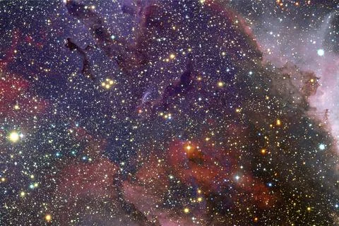 Deep space. Elements of this image furnished by NASA Foto stock