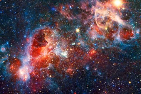 Deep space. Elements of this image furnished by NASA Foto stock