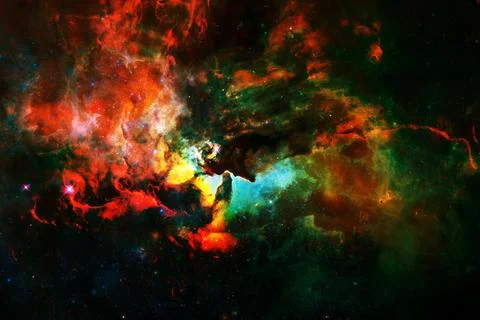 Deep space. Elements of this image furnished by NASA 写真素材