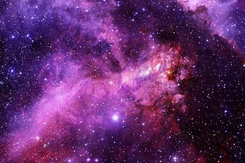 Deep space. Elements of this image furnished by NASA Foto stock