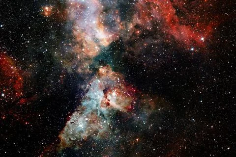 Deep space. Elements of this image furnished by NASA Foto stock