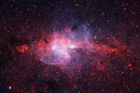Deep space. Elements of this image furnished by NASA Foto stock