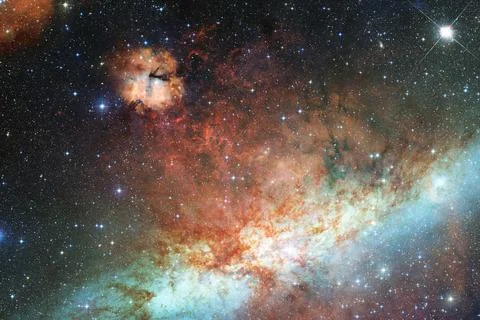 Deep space. Elements of this image furnished by NASA Stockfoto's