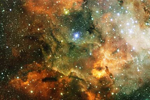 Deep space. Elements of this image furnished by NASA Foto stock