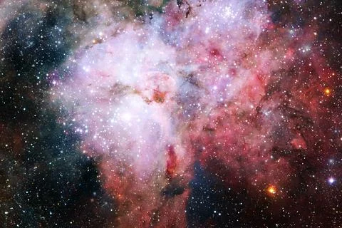 Deep space. Elements of this image furnished by NASA Foto stock