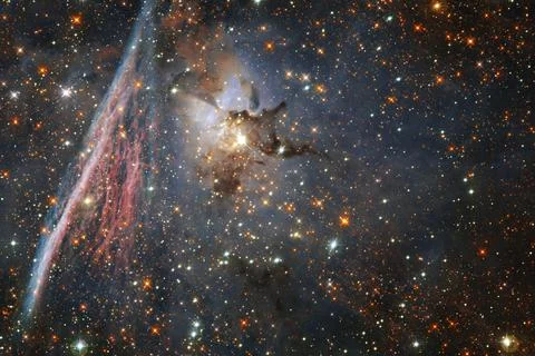 Deep space. Elements of this image furnished by NASA Stock Photos