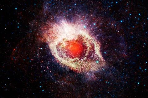  Deep space. Elements of this image furnished by NASA Beauty of endless co... Fotos Stock