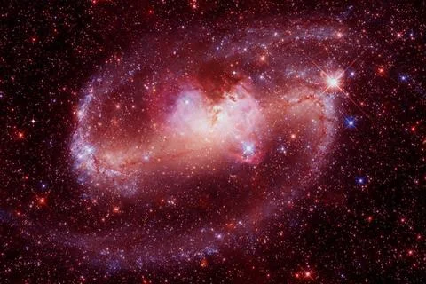 Deep space. Elements of this image furnished by NASA Deep space. Awesome s... Stock Photos