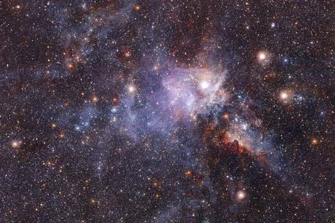 Deep space. Elements of this image furnished by NASA Deep space. Awesome s... Stock Photos