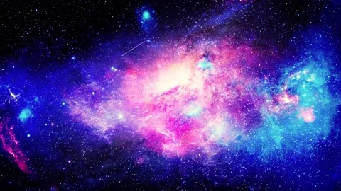 Deep space. Endless universe and stars Stock Footage 137587714