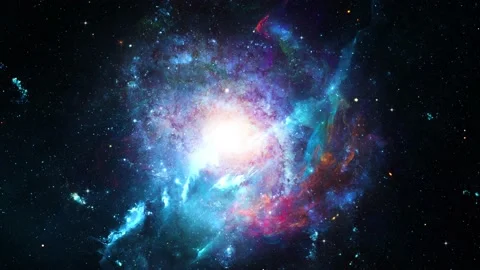 Deep space. Endless universe and stars Stock Footage 137656140