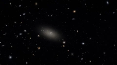 Deep Space Galaxy Cluster Flight Animation Vídeo Stock 347965852