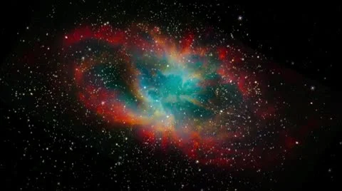 Deep Space Galaxy & Stars Stock Footage