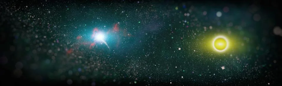 Deep space. High definition star field background . Starry outer space backgr Stock Illustration