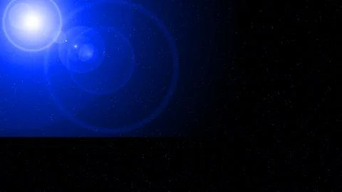 DEEP SPACE METALIC GLASSY TEXT EFFECT hd Illustrazione stock