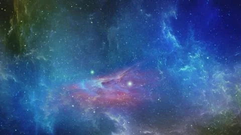 Deep space nebula forming new stars Stock Photos