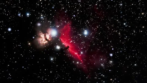 Deep Space Nebula Time-lapse with Dynamic Stellar Gas and Cosmic Movements Stock Footage 326690097