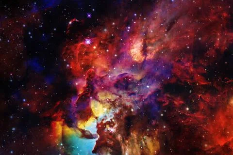 Deep space. Nebulae. Elements of this image furnished by NASA Stock Photos