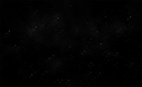 Deep Space Night Sky Background with Stippled Stars, Galaxy Dust and Cosmic Stock Illustration