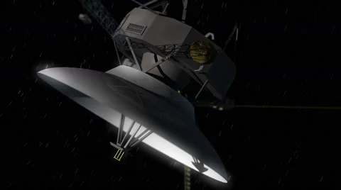 Deep Space Probe Stock Footage 58952078
