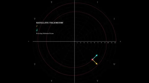 Deep Space Satellite Tracking System Vídeo Stock 335400406