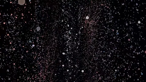 Deep Space Starfield Background With Floating Dust Particles Stock-Footage 339543581
