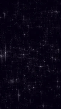 Deep space starry night sky with glowing stars and cosmic dust Иллюстрация