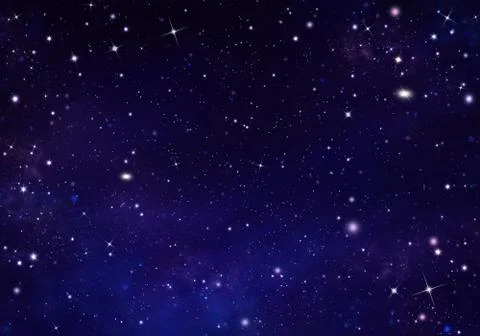 Deep space, starry sky Stock Illustration