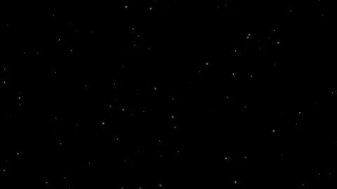 Deep space stars drifting on black background overlay 4K Видео 336624993
