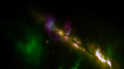 Deep space travel Infinite 3D Stock Footage 255552909