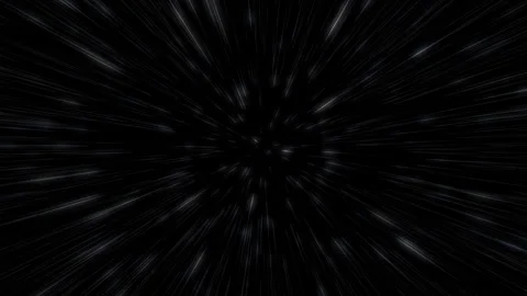 Deep Space Warp Speed Starfield Background 库存影片 336494406