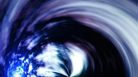 Deep Space Wormhole Cosmic Tunnel Background Stock Illustration