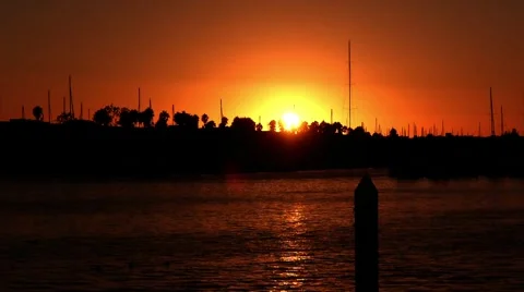 Deep Sunset Stock Footage 944426