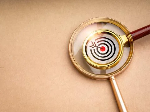 Deep target and trends, research and finding for detail to right goal, digi.. 写真素材