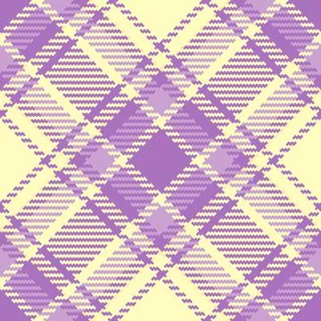 Deep tartan textile background, deluxe vector pattern seamless. Naked fabri.. Stock Illustration
