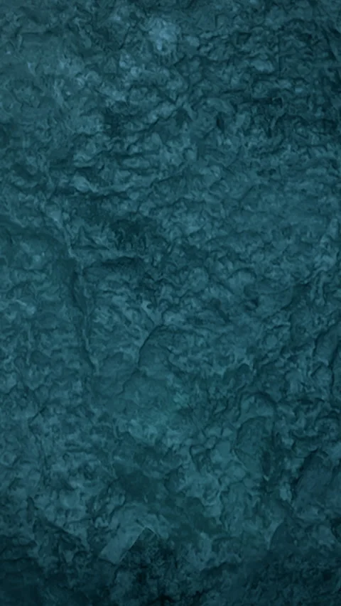Deep Teal Rocky Texture Coastal Surface With Algae Tones Mossy Grain And Stock Footage 324879306
