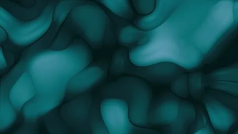 Deep Teal Smoke or Ink Cloud Background Stock Photos
