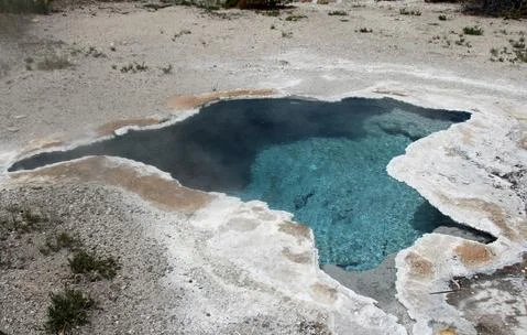 Deep Thermal Spring Stock Photos