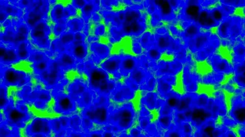 Deep tissue in the human body or living creatures that looks very complicated Stock Footage 300188384