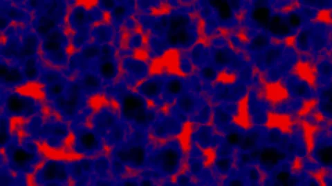 Deep tissue in the human body or living creatures that looks very complicated Stock Footage 300188508