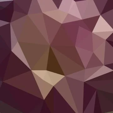 Deep Tuscan Red Purple Abstract Low Polygon Background Stock Illustration