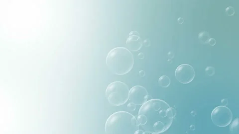 Deep underwater background in ocean sea with sun rays and bubbles. Video stock 201559702