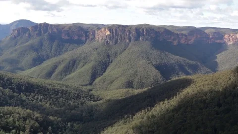 Deep valley of Blue Mountains NP Stock Footage 71602902
