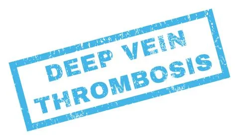 Deep Vein Thrombosis Text Rubber Seal Stamp Watermark Ilustração Stock