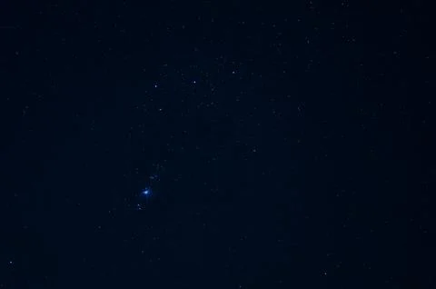 A deep view of the Orion constellation Stock Photos
