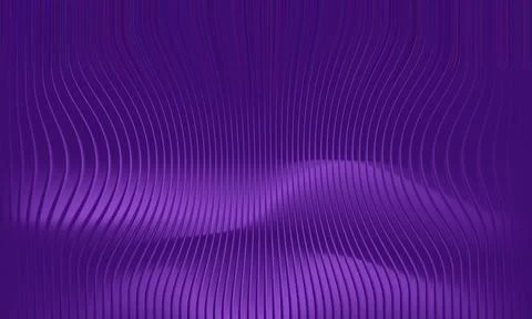 Deep Violet Abstract Background with Wavy Vertical Ribbed Texture and Grain.. 스톡 일러스트