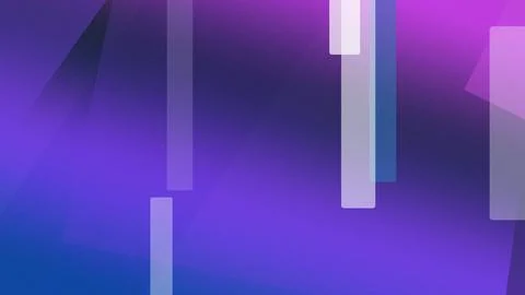 Deep violet geometric bars and translucent shapes form a dramatic, futurist.. 스톡 일러스트