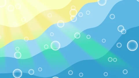 Deep Water anime Stock Footage 339776577